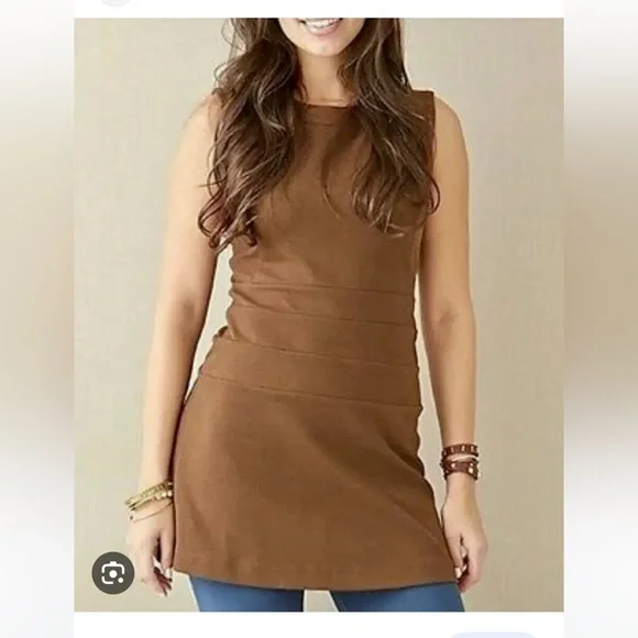 Matilda Jane | Dresses | Matilda Jane Paint By Numbers Tunic Dress Ponte  Knit Tootsie Ava Brown Size Med | Poshmark